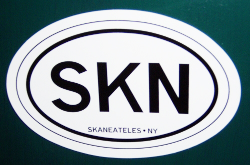5in x 3in Oval Saugus Iron Works Sticker 