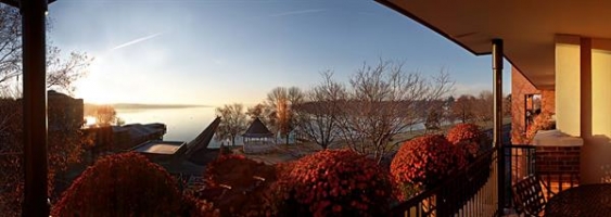 View of Skaneateles Lake from the Veranda of a Lakeview Room